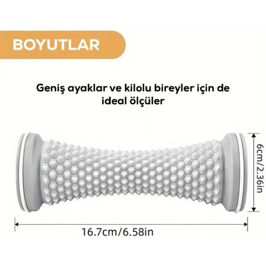 MUJGAN MUJGAN Ayak Masaj Silindiri - Derin Doku Masajı İçin Yüksek Performanslı Manuel Ovmalı — 4. ürün görseli