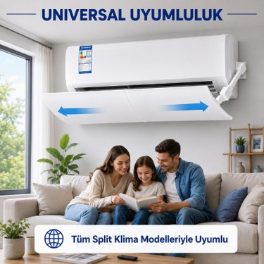 MultiZone Multizone Klima Yönlendirici Deflektör Hava Dağıtıcı Düzenleyici Aparat Ayarlanabilir Split Klima — 3. ürün görseli