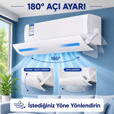 MultiZone Multizone Klima Yönlendirici Deflektör Hava Dağıtıcı Düzenleyici Aparat Ayarlanabilir Split Klima — 5. ürün görseli