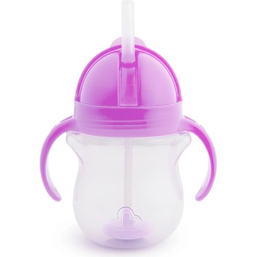 Munchkin Munchkin Tıklama Kilitli Uçlu Alıştırma Bardağı 207 ml Mor 6AY+ Kolay Temizlenebilir Ergonomik fiyatı ve görseli