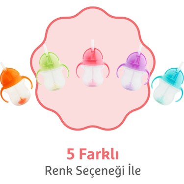 Munchkin Munchkin Tıklama Kilitli  Uçlu Pipetli Alıştırma Bardağı, 6AY+, 207ML, Pembe, 1 — 6. ürün görseli