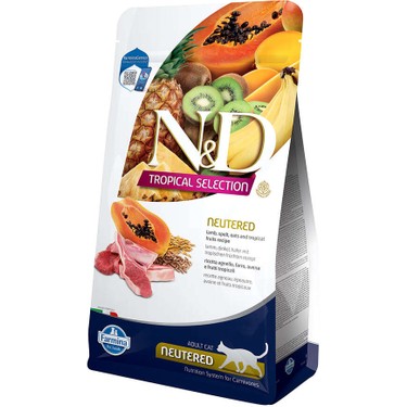 N&D N&D Tropical Selection Kısırlaştırılmış Kuzu Etli Yetişkin Kedi Maması 10 Kg | Lamb, Spelt, Oats & — 2. ürün görseli