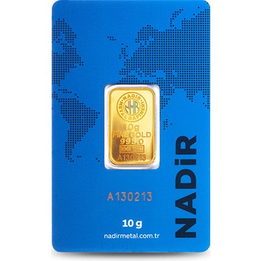 Nadir Gold Nadir Gold 24 Ayar Külçe Gram Altın 10 fiyatı ve görseli