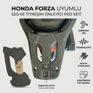 Nativu Nativu Honda Forza 250 Arka Çanta Altı Titreşim Önleyici Ses Kesici Mat - Portbagaj fiyatı ve görseli