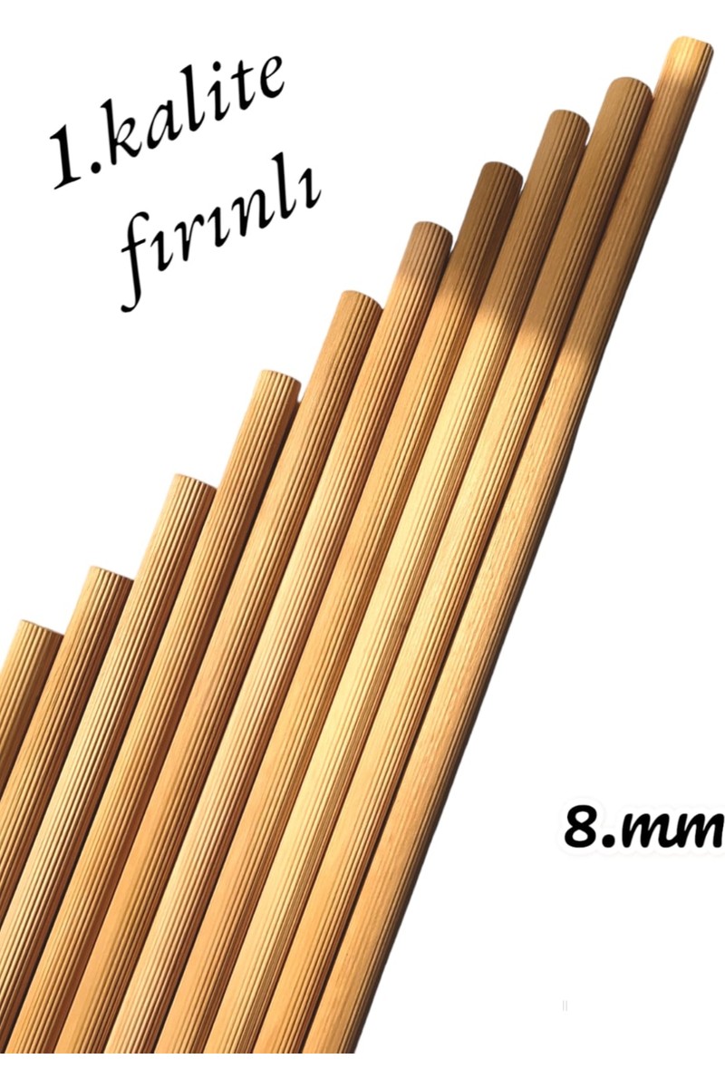 ncy Ahşap Kavela Uçurtma Çıtası 8 mm Yivli 100 cm 10 Adet 1. Kalite Fırınlı Malzeme