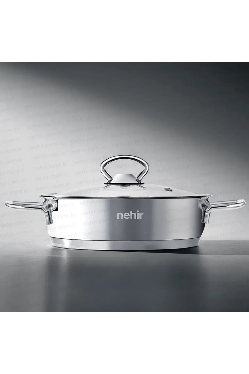 Nehir Nehir Silver 6 Parça Paslanmaz Çelik Sahan Seti (16-18-20 cm) — 3. ürün görseli