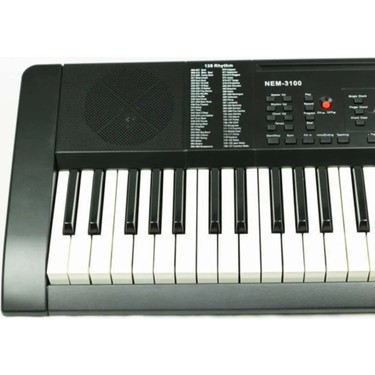 Nemesis Nemesis Nem-3100 5 Oktav Org 61 Tuş Hassasiyetli Piyano Kapalı Tuş Özelliği ile Öğrenciler İçin — 4. ürün görseli