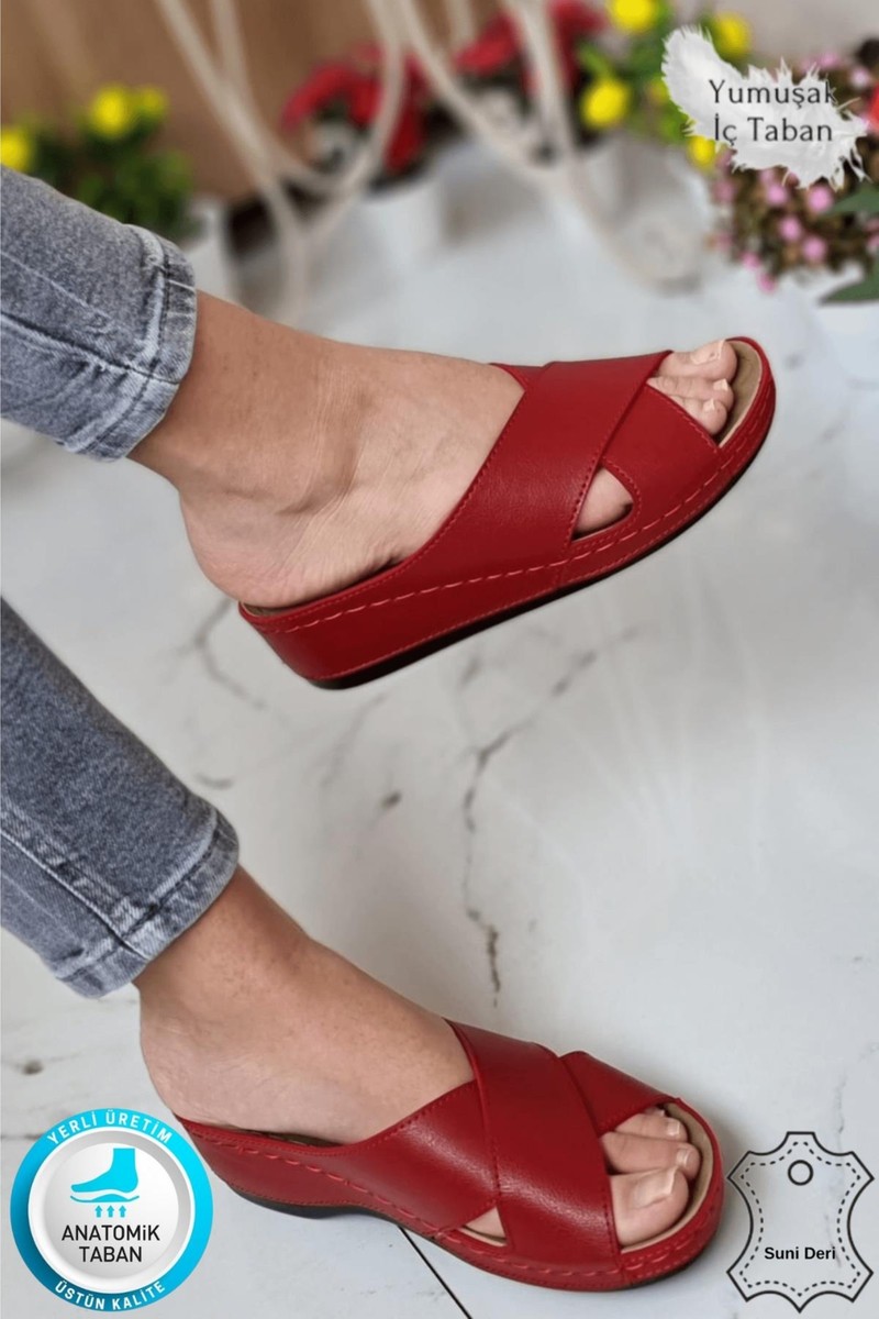 Neon Neon Shoes Desy Kadın Ortopedik Taban Şık Konfor Modeli Günlük Terlik Genç Anne Ev Dışarı Terliği fiyatı ve görseli