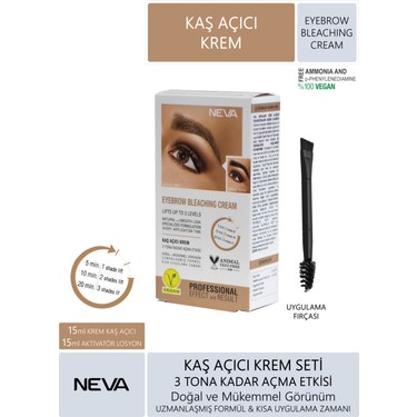 Neva Neva 3 Ton Kaş Açıcı Krem - 10 Dakikada Hızla Gri Kapatıcı, Doğal Görünüm ve Profesyonel — 3. ürün görseli
