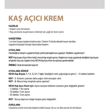 Neva Neva 3 Ton Kaş Açıcı Krem - 10 Dakikada Hızla Gri Kapatıcı, Doğal Görünüm ve Profesyonel — 5. ürün görseli