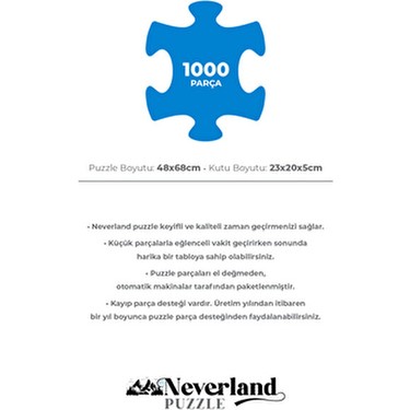 Neverland Neverland 1000 Parça Holy Places Mukaddes Mekanlar Karton Puzzle Eğlenceli Zihinsel — 4. ürün görseli