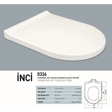 Newarc Newarc Modern Duvara Sıfır Klozet Takım MOD.K022,Nkp İnci Yavaş — 4. ürün görseli