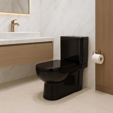 Newarc Newarc Modern Siyah Duvara Sıfır Klozet Takım MOD.K022B,Modern Duroplast Yavaş — 3. ürün görseli