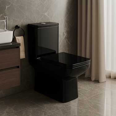 Newarc Newarc Power Siyah Duvara Sıfır Klozet Takım POW.K022B,Power Duroplast Yavaş — 4. ürün görseli