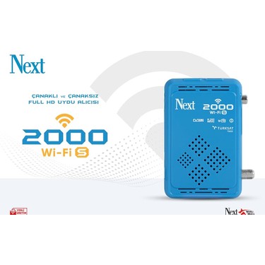 Next Next 2000 Wifi S Mini Uydu Alıcı Full HD Görüntü Kalitesi ile Wi-Fi Bağlantı — 2. ürün görseli