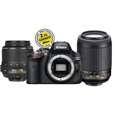 Nikon Nikon D5100 18-55 VR + 55-200 VR 16.2 MP 3" LCD Dijital SLR Fotoğraf — 3. ürün görseli