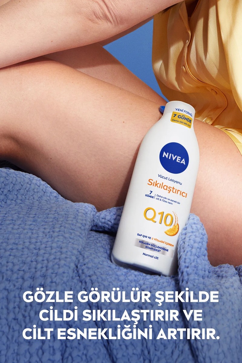 Nivea Nivea Q10 Sıkılaştırıcı Vücut Bakım Losyonu 250ml, 7 Günde Sıkılaştırıcı, C Vitamini, Nemlendirici, X2 Adet — 3. ürün görseli