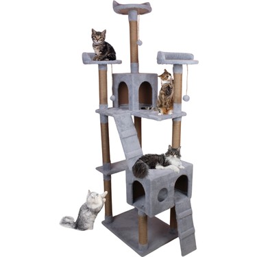 Nursoft Nursoft Cat City Yeni Rezidans Kedi Oyun Evi ve fiyatı ve görseli