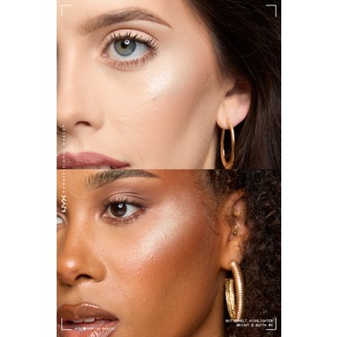 NYX Professional Makeup NYX Professional Makeup Buttermelt Highlighter Kremsi Pudra  - 05 Bright & — 3. ürün görseli