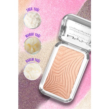 NYX Professional Makeup NYX Professional Makeup Buttermelt Highlighter Kremsi Pudra  - 05 Bright & — 4. ürün görseli