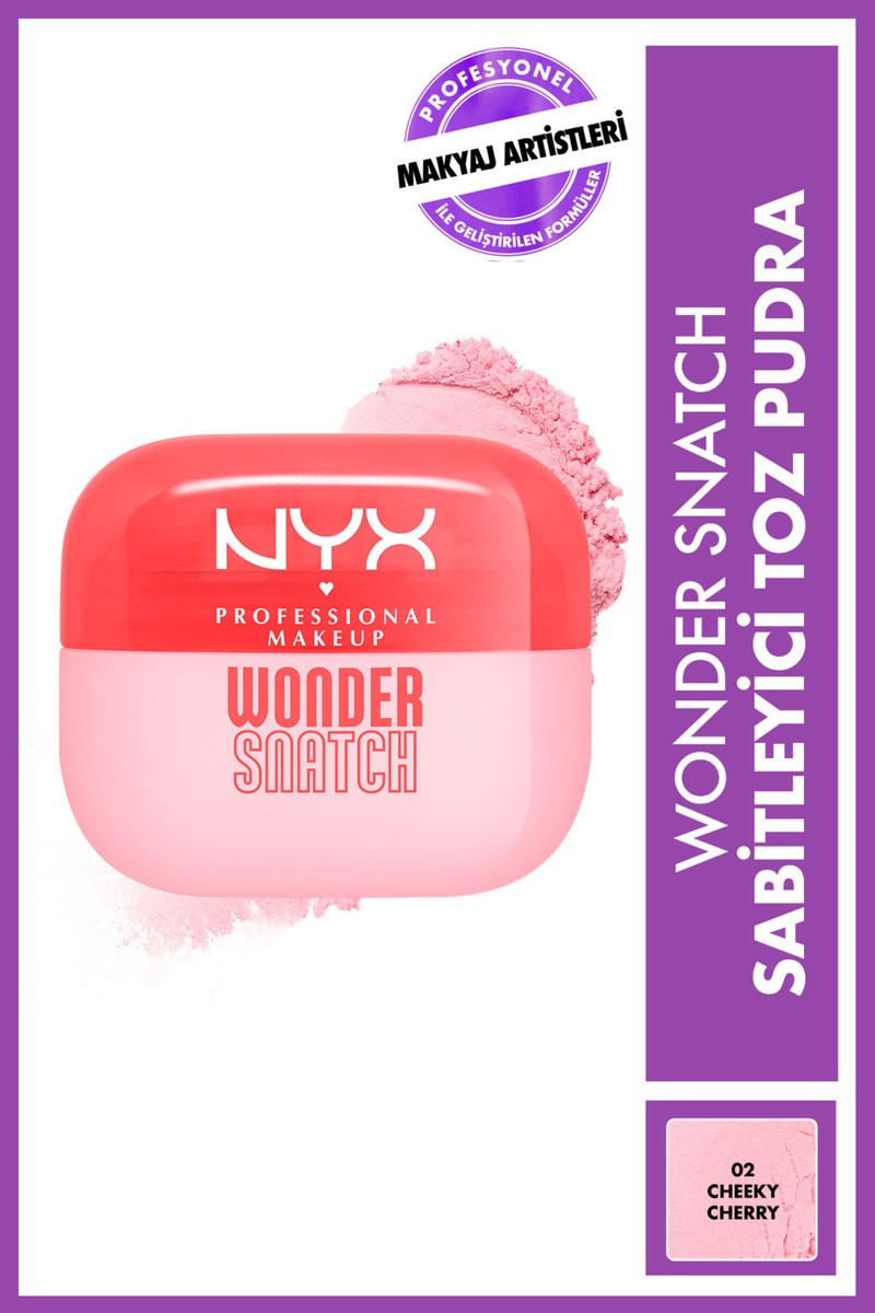 NYX Professional Makeup NYX Professional Makeup Wonder Snatch Sabıtleyıcı Toz Pudra - 02 - Cheeky — 6. ürün görseli