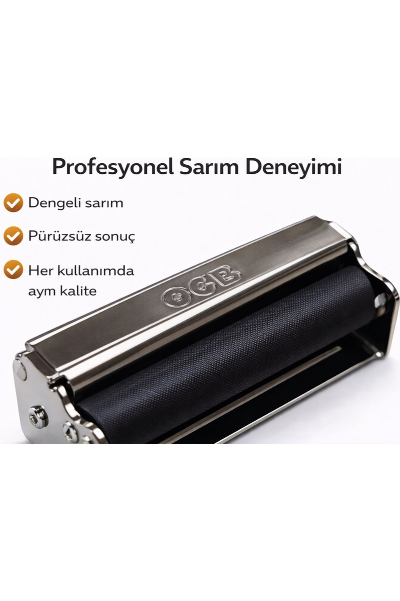 Ocb Metal Sigara Sarma Aleti – Dayanıklı, Taşınabilir ve Pratik Manuel Sarma Makinesi