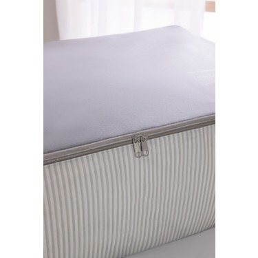 Ocean Home Textile Ocean Home Textile 3 Adet Mega Boy Stuff&Things Gri Baza Altı Yastık Yorgan Kazak Hurcu, Hurç — 4. ürün görseli