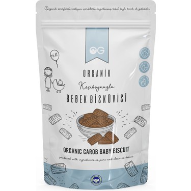 OG natural OG natural Organik Bebek Bisküvisi Seti +6 Ay 150+300 Gram Keçiboynuzlu ve Zeytinyağlı — 3. ürün görseli