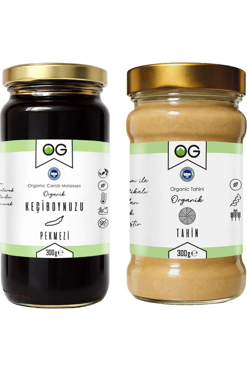 OG natural Organik Keçiboynuzu Pekmezi Ve Organik Tahin