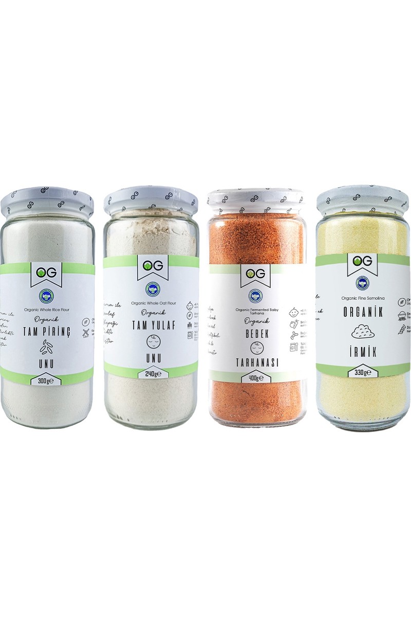 OG natural Organik Sertifikalı Bebek Ek Gıda Hazırlama Seti +6 Ay