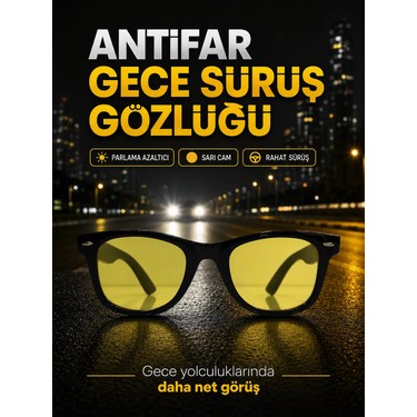 Optic Master Optic Master Antifar Gece Sürüş Gözlüğü / Gece Görüş Gözlüğü Model fiyatı ve görseli