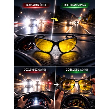 Optic Master Optic Plus Antifar Gece Sürüş Gözlüğü / Gece Görüş Gözlüğü Model — 2. ürün görseli
