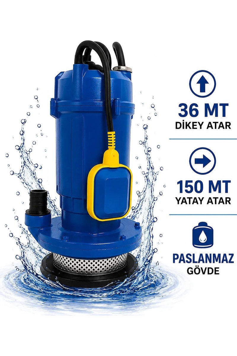 Optivex Optivex 1 Hp 0.75 Kw Dalgıç Su Motoru Yüksek Performanslı Paslanmaz Malzeme ile Güçlü — 4. ürün görseli