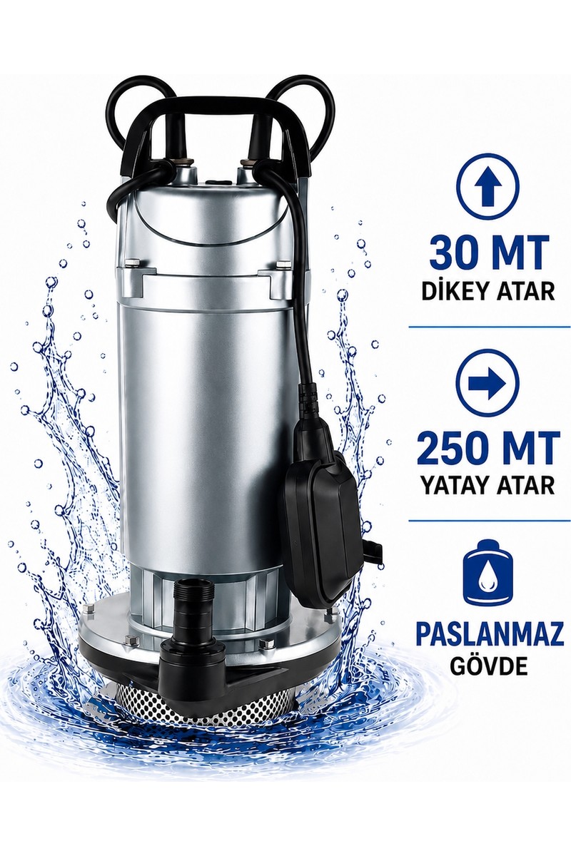 Optivex Optivex 1 Hp 0.75 Kw Dalgıç Su Motoru Yüksek Performanslı Paslanmaz Malzeme ile Güçlü — 5. ürün görseli