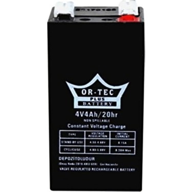 Or-Tec Or-Tec Bakımsız Kuru Akü 4V 4AH 0.45 kg Işık ve Terazi Sistemleri için Standart — 2. ürün görseli