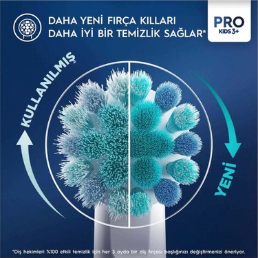 Oral-B Oral-B Vitality Pro Kids 3+ Spider-Man Elektrikli Diş Fırçası Kırmızı - Mavi Su Geçirmez 1 — 4. ürün görseli