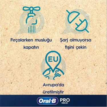 Oral-B Oral-B Vitality Pro Kids 3+ Spider-Man Elektrikli Diş Fırçası Kırmızı - Mavi Su Geçirmez 1 — 6. ürün görseli