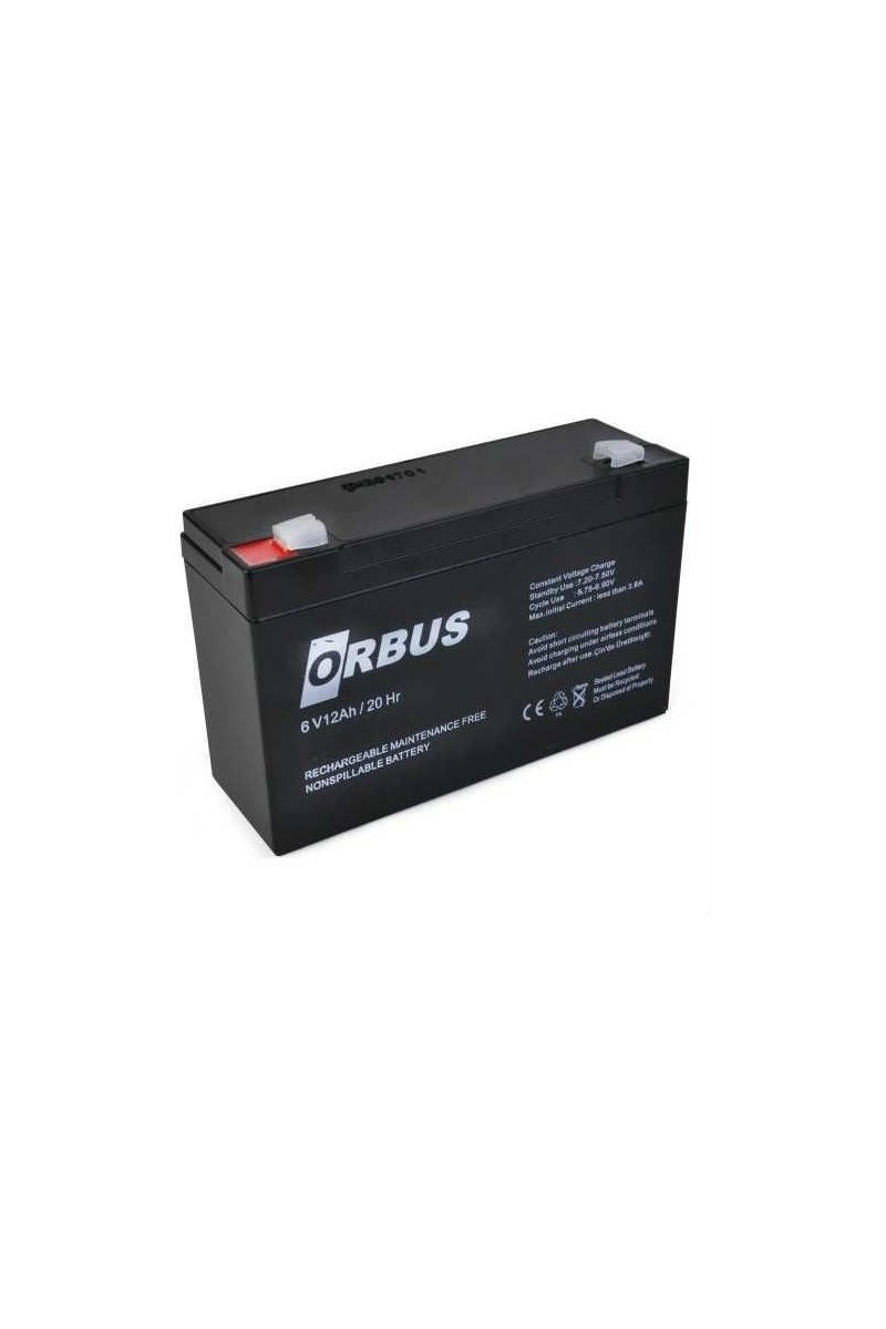 Orbus Orbus Pilsan Oyuncak Uyumlu 6V 12AH Akü Yeni Tarihli Ürün 6 Volt 12 Amper Akü 6V 12AH Kuru Bakımsız fiyatı ve görseli