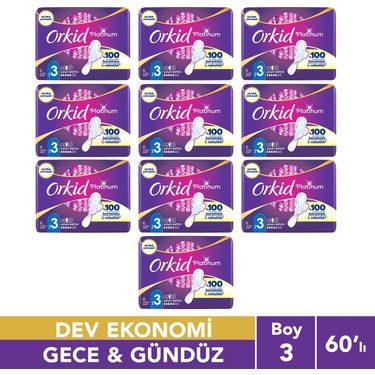 Orkid Orkid Platinum Uzun Extra Hijyenik Ped 60 Ped Anne Kız Paketi Gün Boyu Konfor ve Sızıntı fiyatı ve görseli