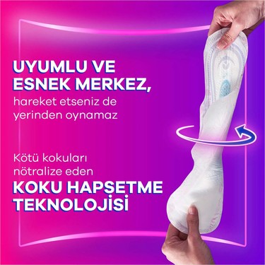 Orkid Orkid Platinum Uzun Extra Hijyenik Ped 60 Ped Anne Kız Paketi Gün Boyu Konfor ve Sızıntı — 4. ürün görseli