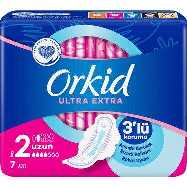 Orkid Orkid Ultra Hijyenik Ped 7 Adet Tekli Paket Extra Uzun Kullanım İçin — 3. ürün görseli