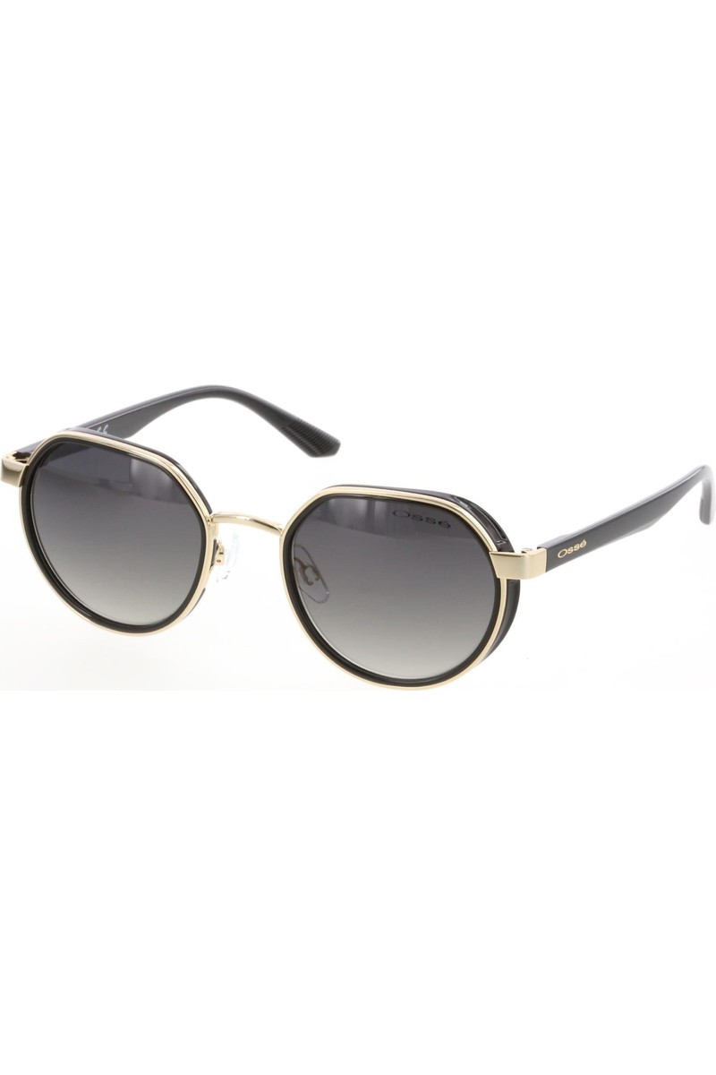 Osse 3578 01 Unisex Güneş Gözlüğü UV 400 Filtreli Geometrik Tasarım Siyah - Gri Renk
