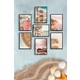 Özcanlar Çerçeve Özcanlar Çerçeve Özcanlar 7 Parça Renkli MDF Tablo Seti Yaz Tatil Temalı Çerçevesiz 20x30 cm Modern — 3. ürün görseli