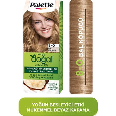 Palette Palette Kalıcı Doğal Renkler 8-0 Bal Köpüğü Shea Yağı Saç fiyatı ve görseli