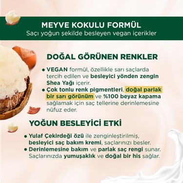 Palette Palette Kalıcı Doğal Renkler 8-0 Bal Köpüğü Shea Yağı Saç — 6. ürün görseli