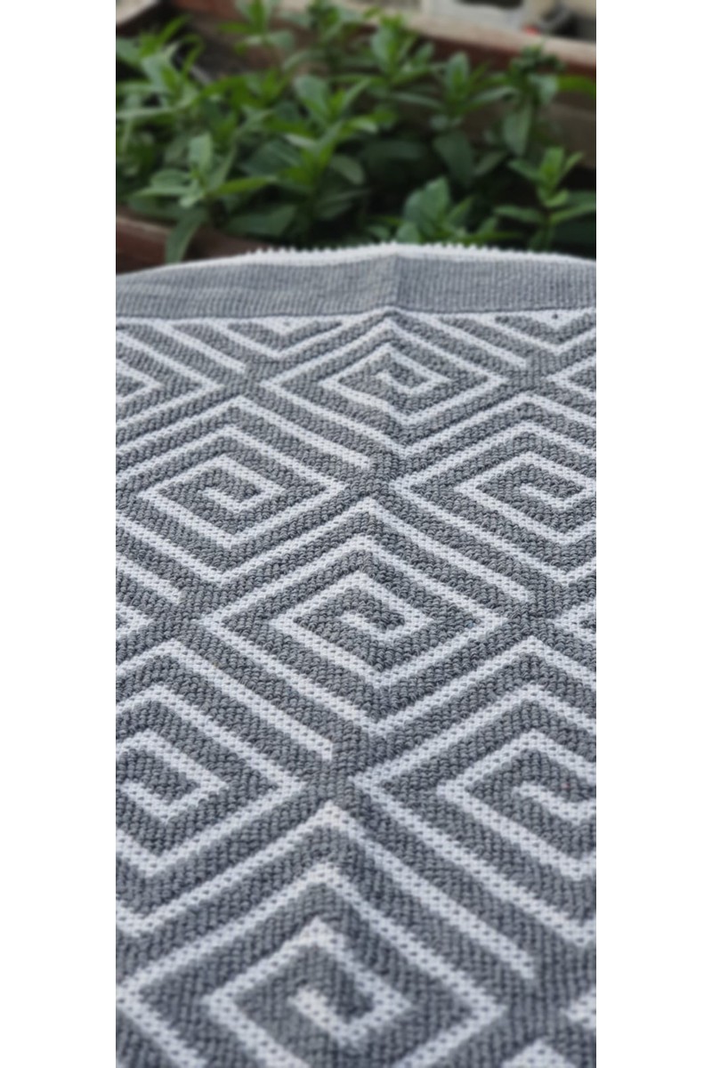 Aktar Tekstil Pamuklu Organik Kilim Yıkanabilir (Kalın Ürün — 4. ürün görseli