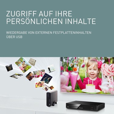 Panasonic Panasonic Blu-Ray Oynatıcı "yüksek Çözünürlüklü Sesle Filmlerin Atmosferine — 3. ürün görseli