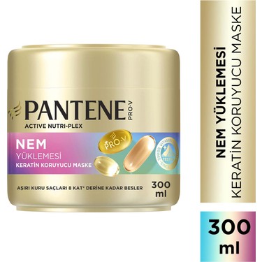 Pantene Pantene Keratin Koruyucu Maske 300 ml Nem Yüklemesi Besleyici Etkili Aşırı Kuru Saçlar fiyatı ve görseli
