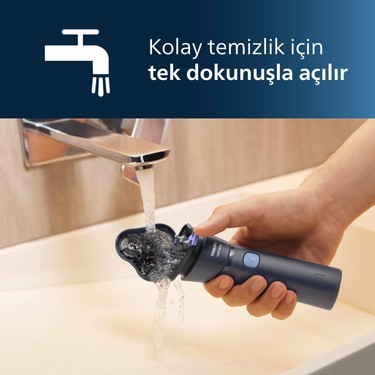 Philips Philips 1000 Serisi Islak&Kuru Tıraş Makinesi, 3 Yönde Dönen Başlıklar,PowerCut Bıçaklar, — 4. ürün görseli