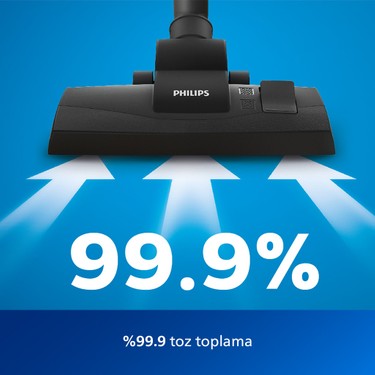 Philips Philips 2000 Serisi Torbasiz Elektrikli Süpürge, 750W, PowerCyclone 4, Super Clean Air Filtre, — 4. ürün görseli